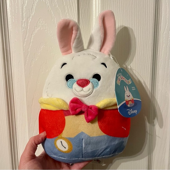 Squishmallows Disney White Rabbit Alice In Wonderland NWT - Picture 4 of 7